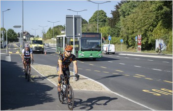 Réaménagée et sécurisée, la route du Lac s’ouvre à toutes les mobilités