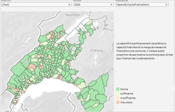 Un tableau de bord interactif pour les communes