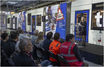 Les premières rames du tram prêtes à rouler en phase de test