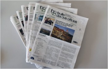 Accès aux archives numérisées de la Feuille des avis officiels