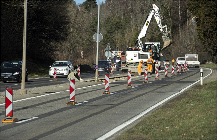 Chantier de la Route de Berne: opération  pilote pour inciter au report modal vers les transports publics