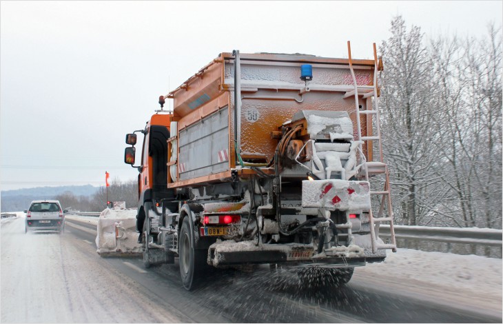 Entretien hivernal sur les routes et les autoroutes du canton