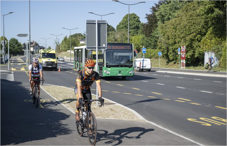 Réaménagée et sécurisée, la route du Lac s’ouvre à toutes les mobilités