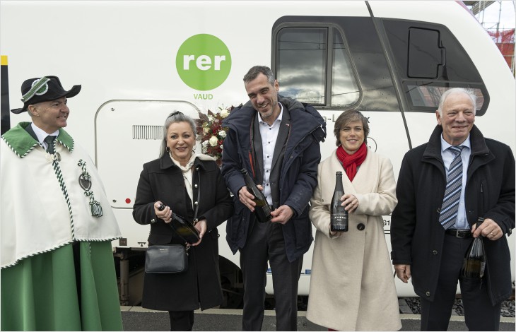 Inauguration de la gare de Cully, dernière grande étape du RER Vaud