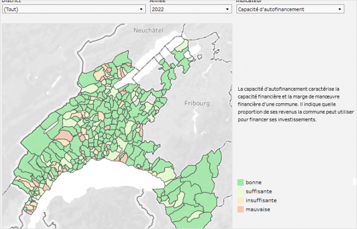 Un tableau de bord interactif pour les communes