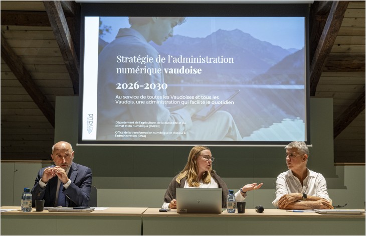 Le Canton de Vaud présente sa stratégie de transformation numérique