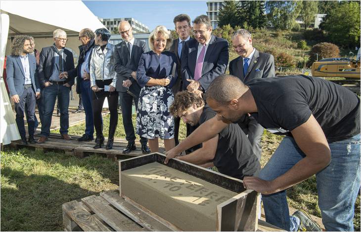 La future Maison de l’environnement sort de terre